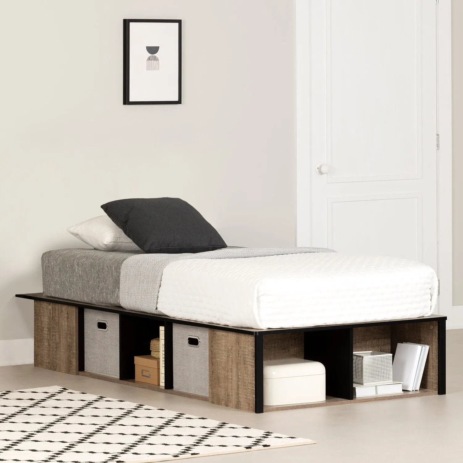Lochland Twin Platform Bed