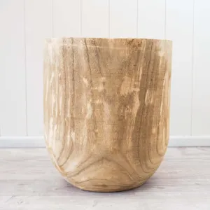 Maddox Timber Stool - 33 x 20 x 37 cm