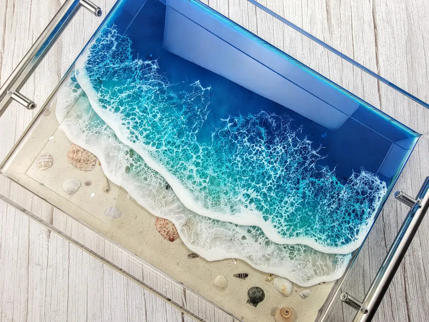 Made-to-Order Acrylic Tray with Handles