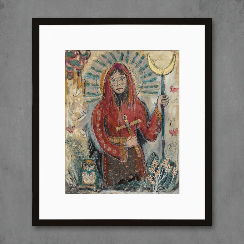 MARY OF THE MOONLIGHT limited edition paper print