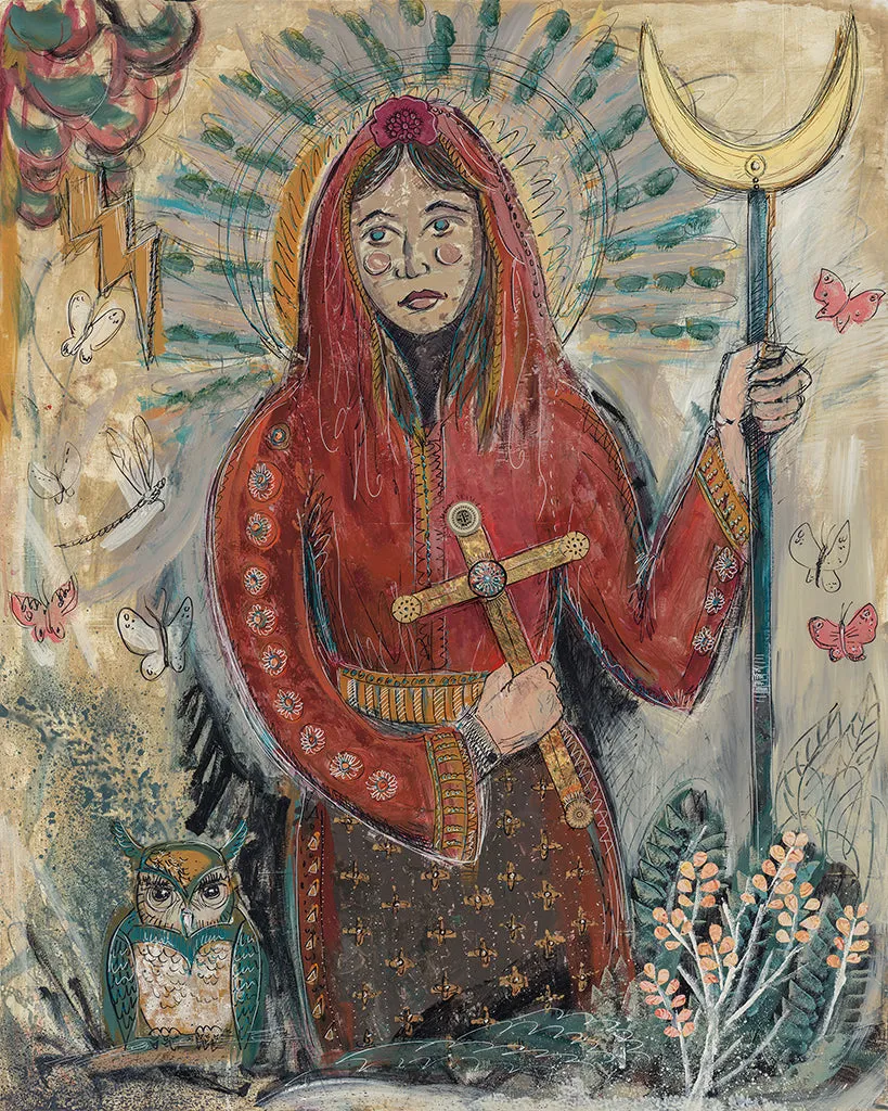 MARY OF THE MOONLIGHT limited edition paper print