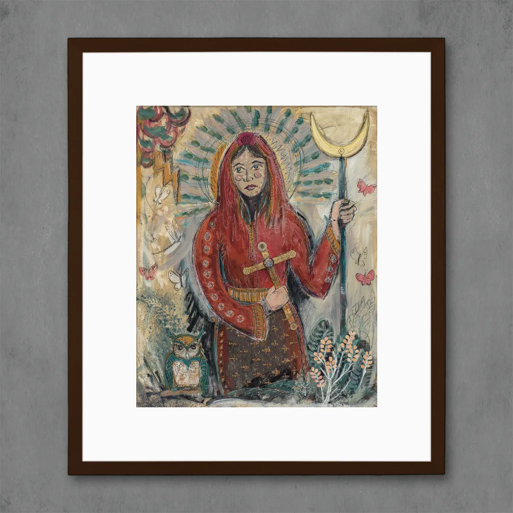 MARY OF THE MOONLIGHT limited edition paper print