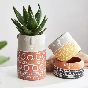 Nordic style face vase