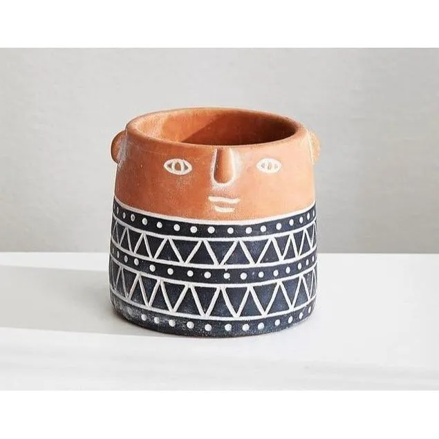 Nordic style face vase