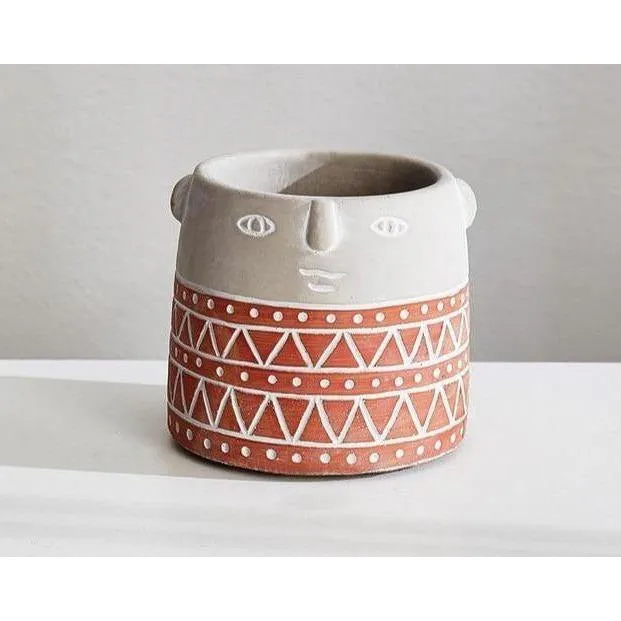 Nordic style face vase