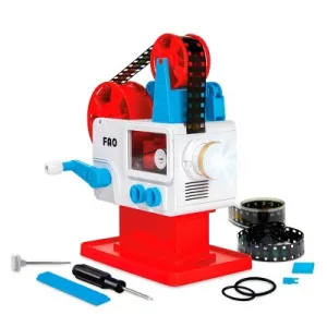 Open Box - FAO Schwarz DIY Cinema Retro Film Projector Hand-Crank Puppy-Themed STEM