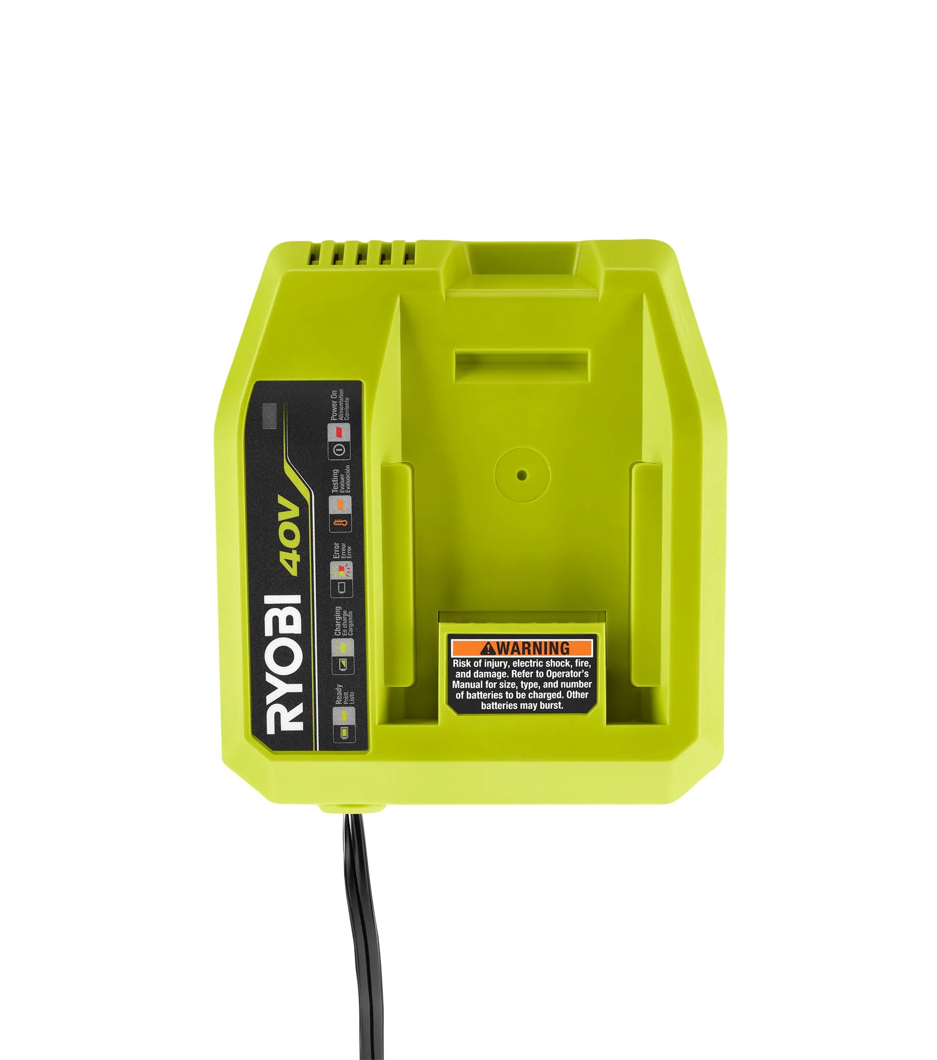 Open Box - RYOBI 40V Lithium-Ion Rapid Charger