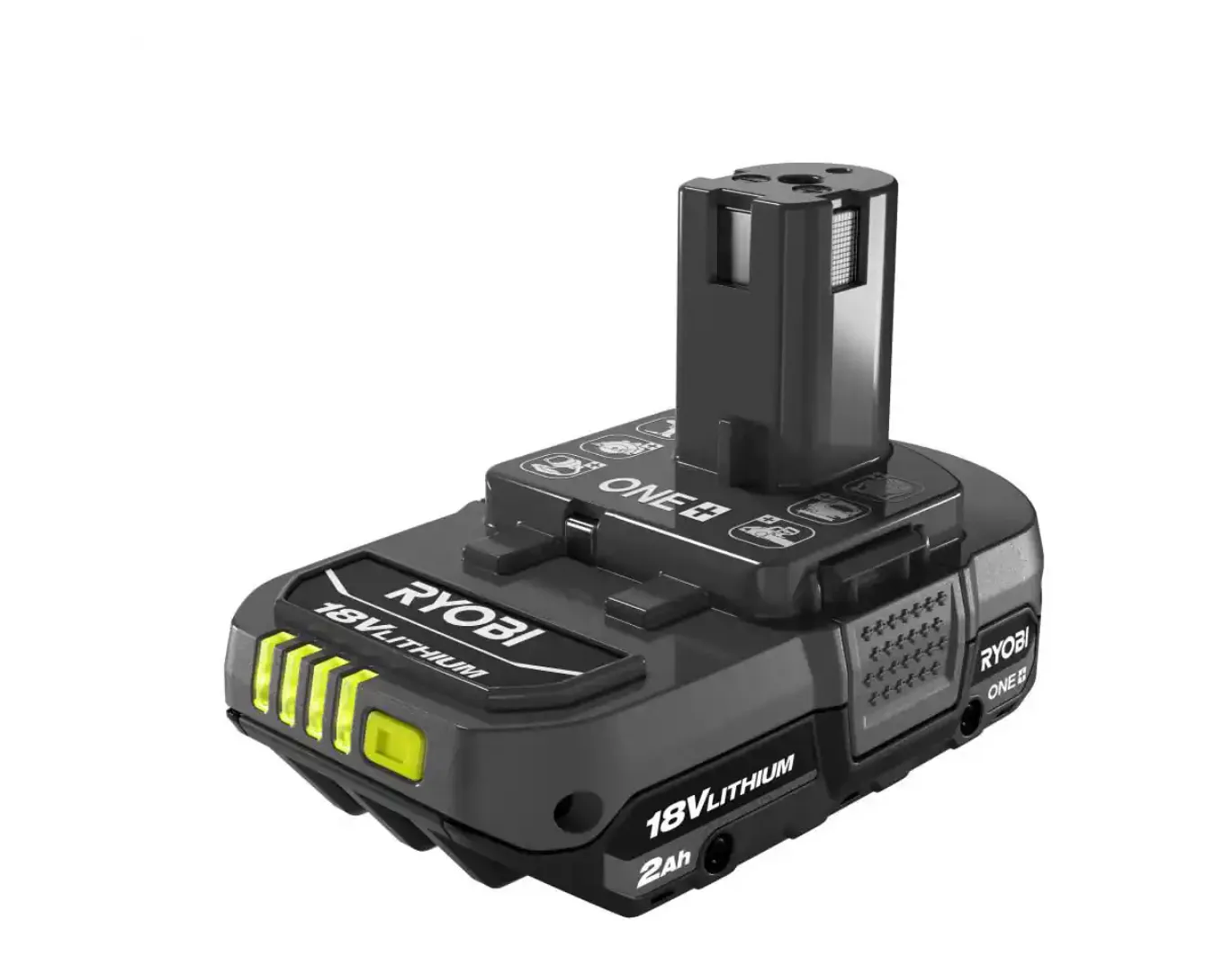 Open Box -  RYOBI ONE  18V Lithium-Ion 2.0 Ah Compact Battery (2-Pack)
