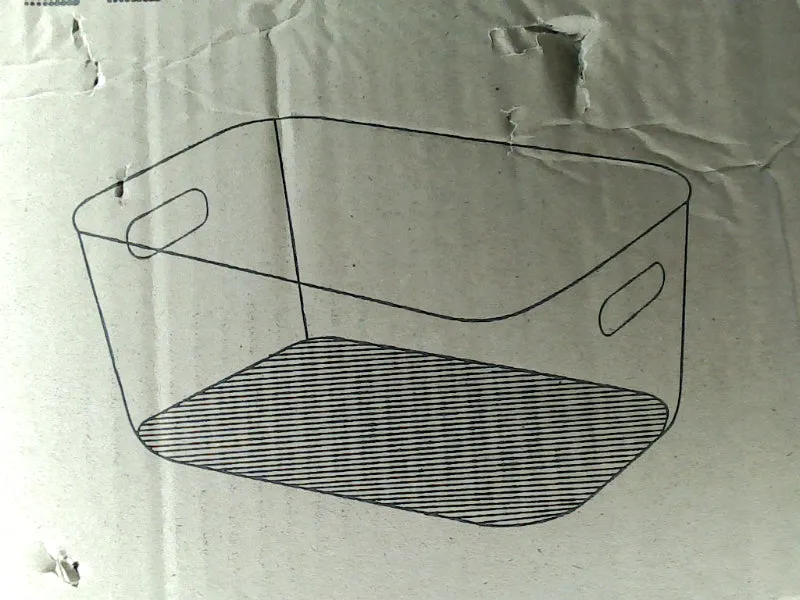 Owill Plastic Storage Baskets 7 Pack for Home Organization