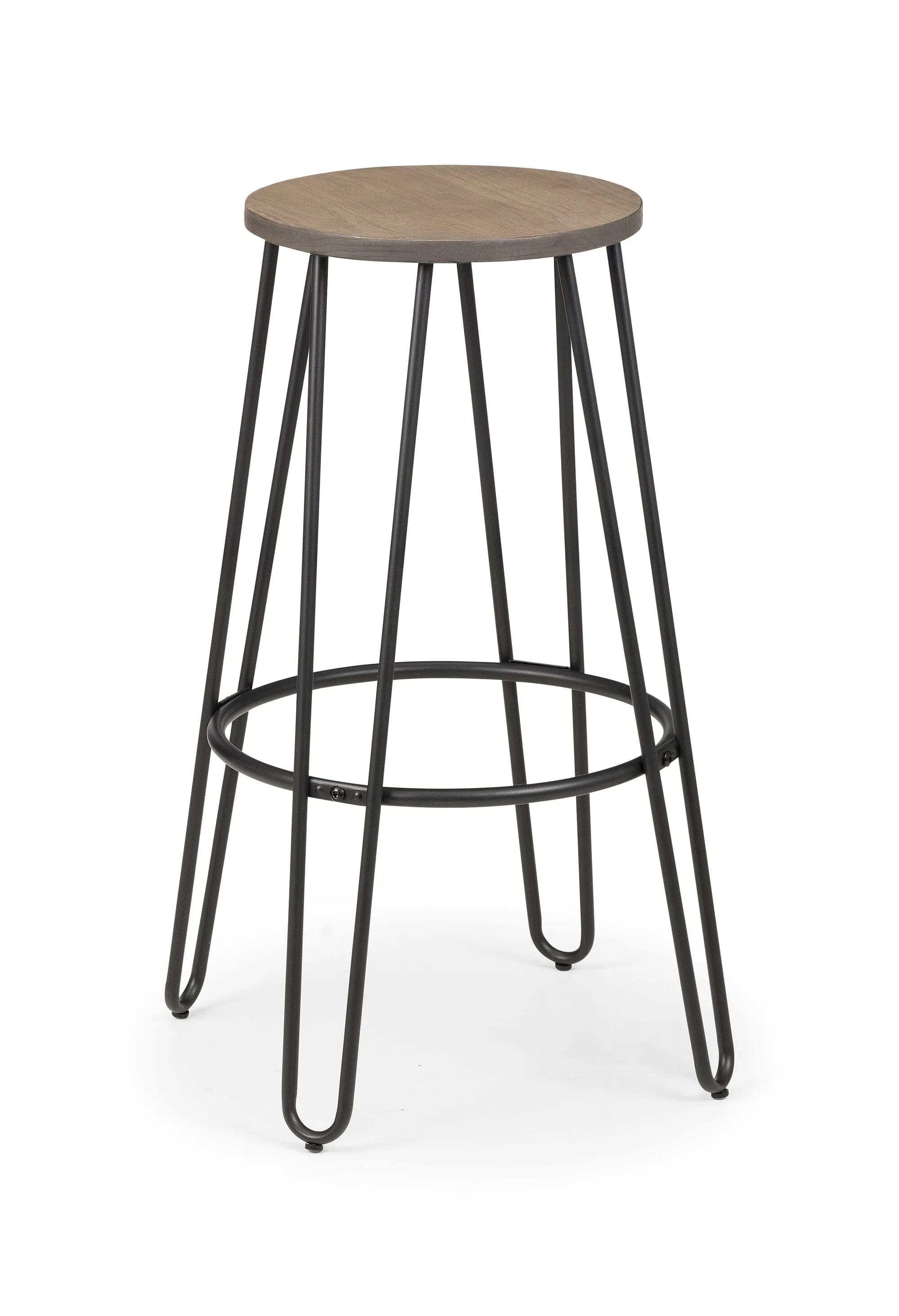 Pair of Dalston Round Bar Stools