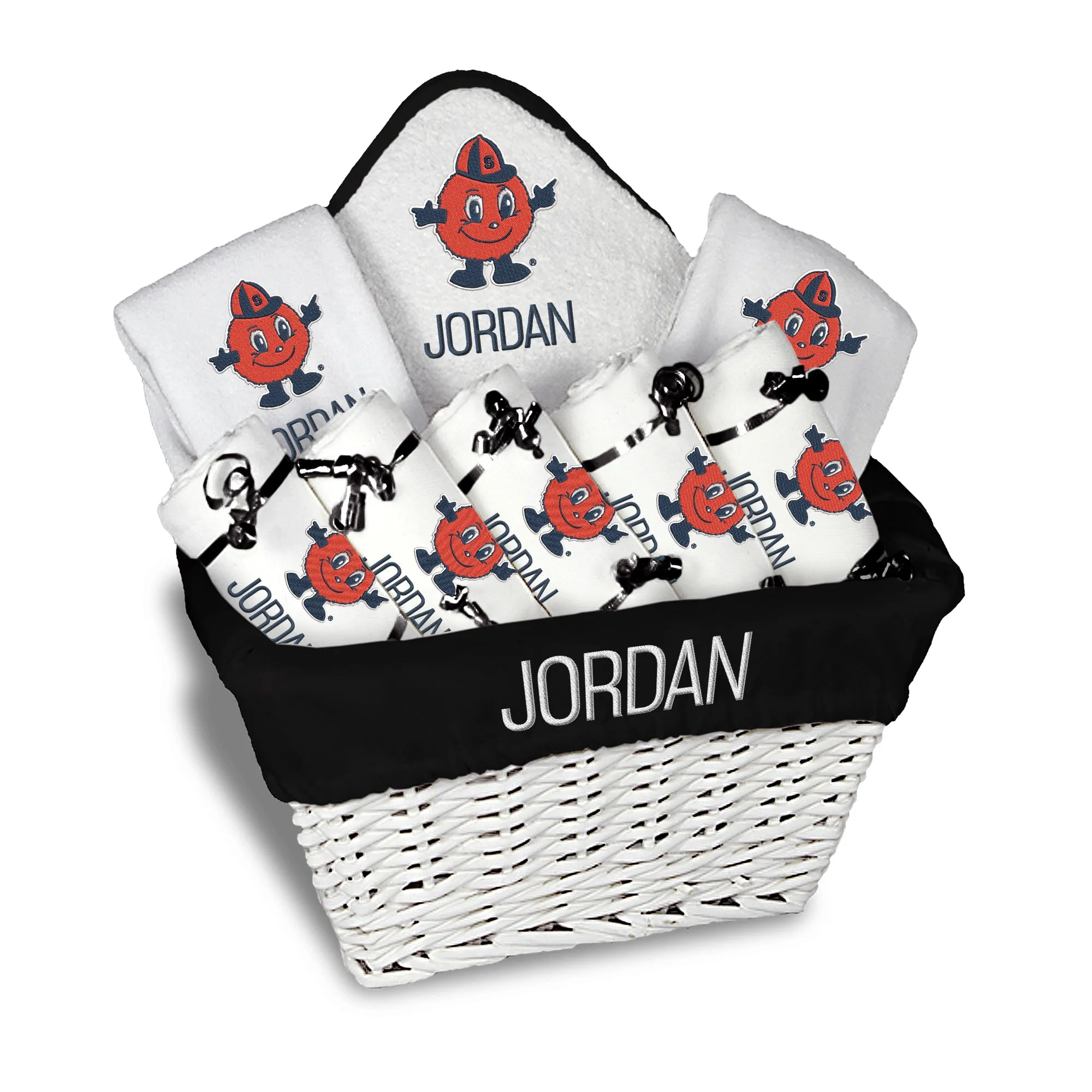 Personalized Syracuse Orange Otto Large Basket - 9 Items