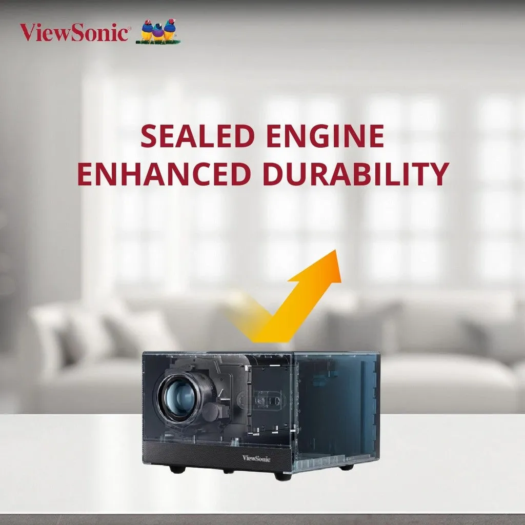 [Pre-Order] ViewSonic LX60HD 1080P Smart LED Projector with Built-in Google TV  | Up to 100" screen size