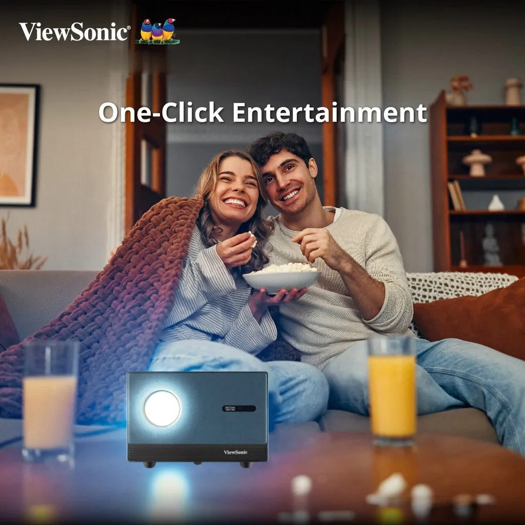 [Pre-Order] ViewSonic LX60HD 1080P Smart LED Projector with Built-in Google TV  | Up to 100" screen size