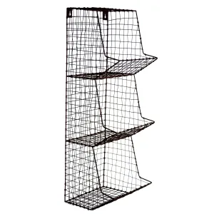 Primitive Style Wire Wall Fruit and Vegetable Basket