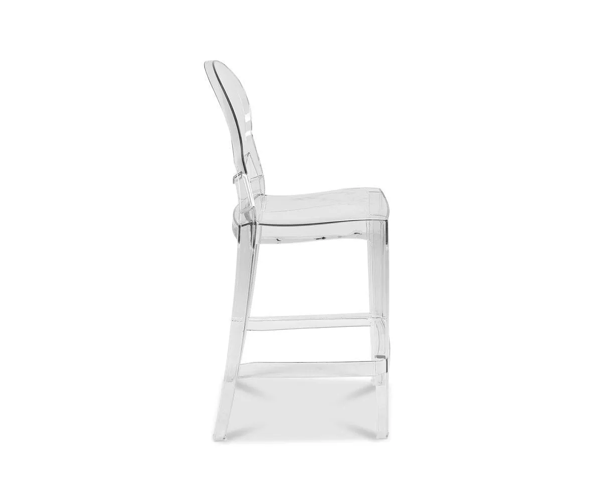 Prisma Clear Counter Stool