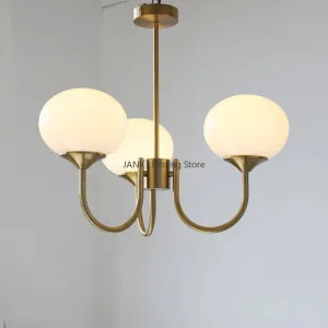 "Mansion French Pink Glass Chandelier for Cozy Spaces LED Lamps"