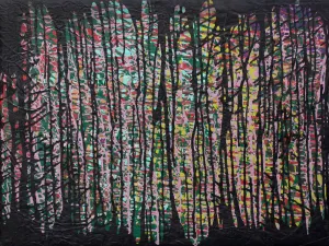"Sacred Space," original painting, 36" x 48"