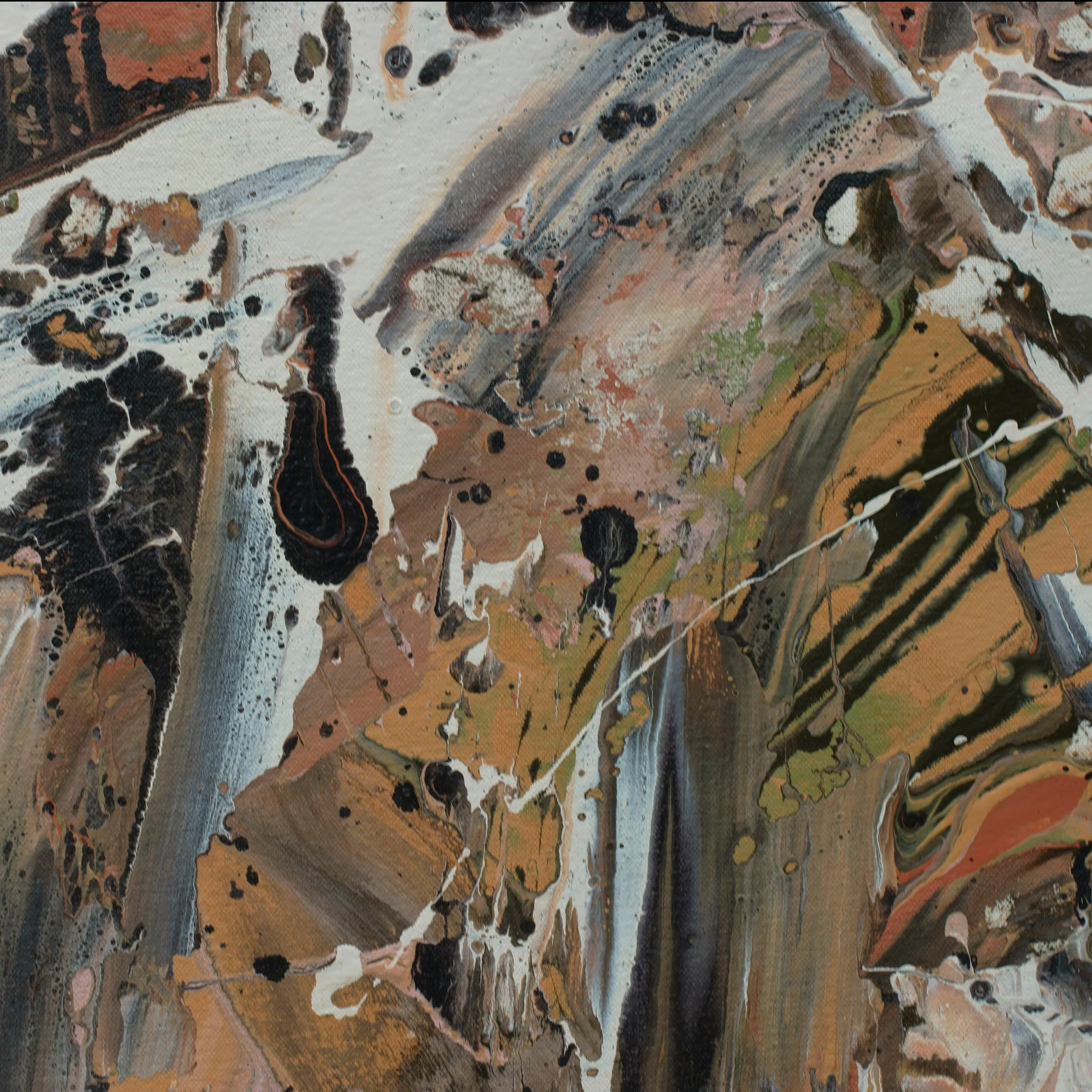 "Tumbling Down" original painting, 36" x 48"