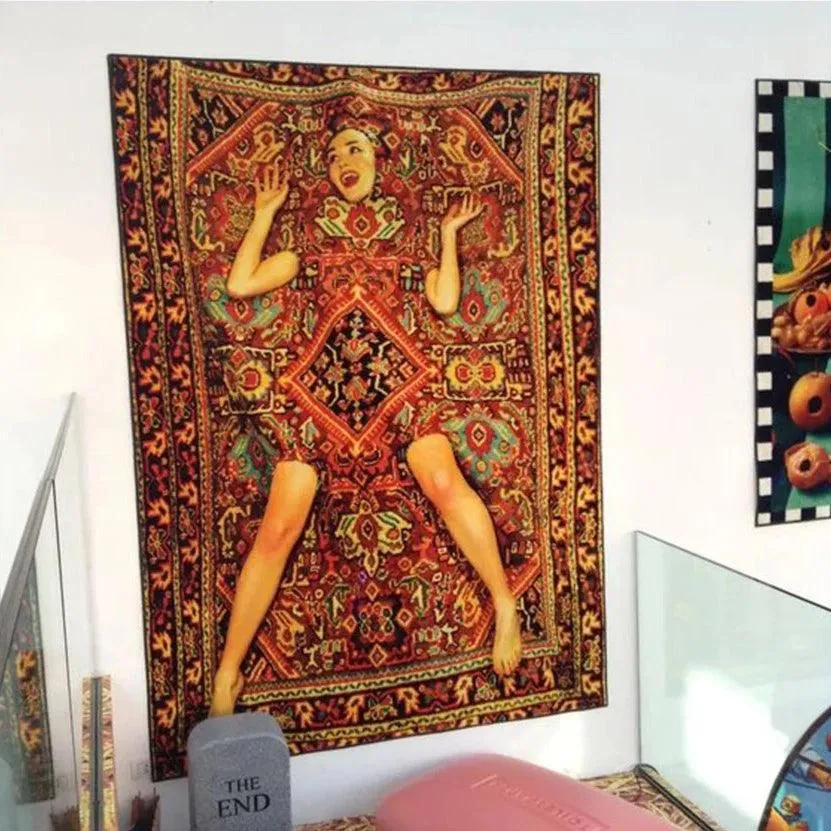 RECTANGULAR LADY ON CARPET