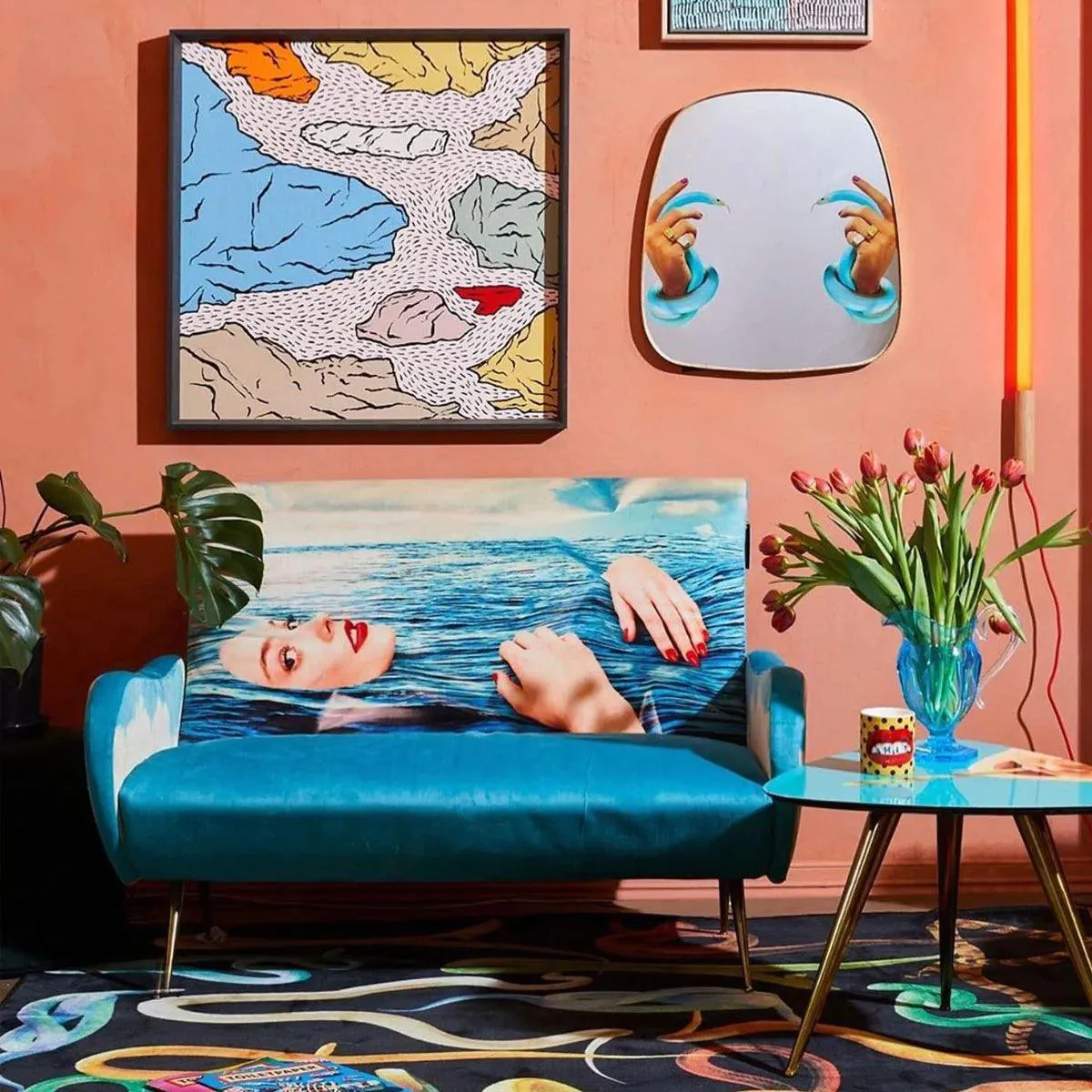 RECTANGULAR SNAKES carpet