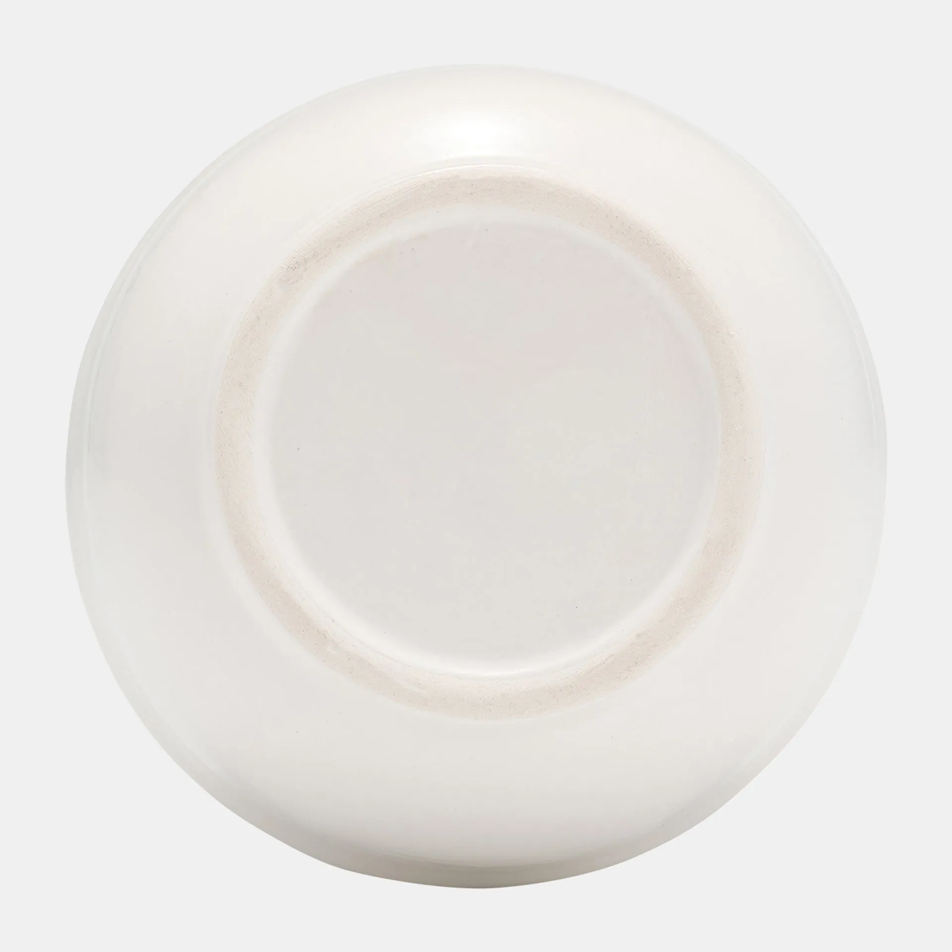 RING PATTERN VASE , WHITE