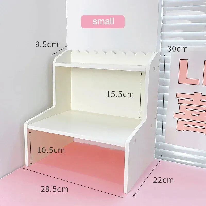 SINOTAO  -  Desktop Storage Rack Ins Student Dormitory Cosmetic Elevated Stationery Box Office Organizer File Tray Desk Accessories