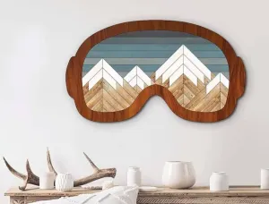 Ski Goggles Linear Wall Art