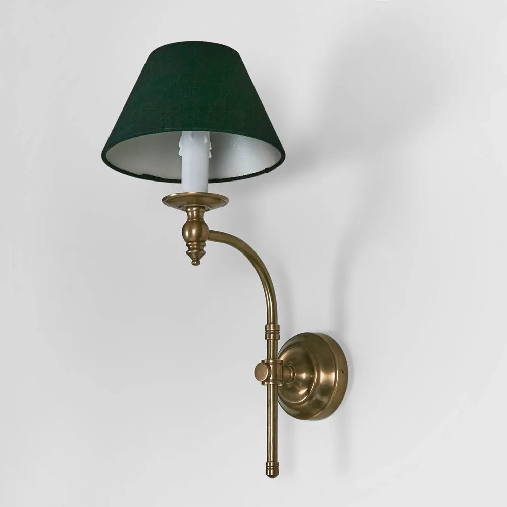 Soho Curved Sconce Base Antique Brass
