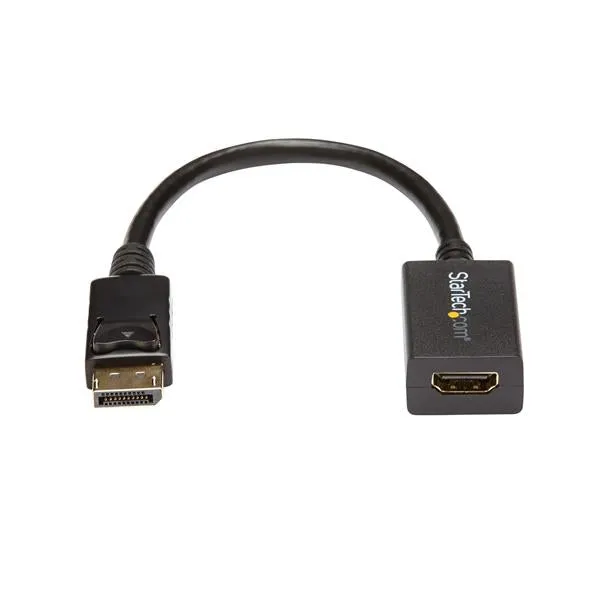 Startech.Com Displayport To Hdmi Adapter - 1920X1200 - Hdmi Video Converter - Latching Dp Connector - Monitor To Hdmi Ad