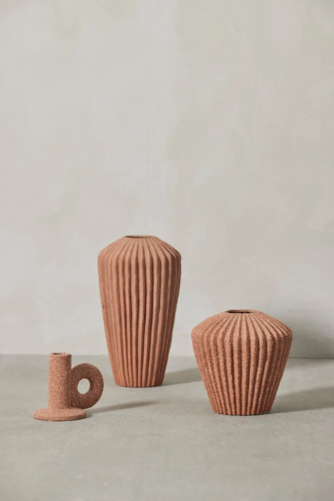 Susia vase Ø14.5X26.5 cm, Meerkat