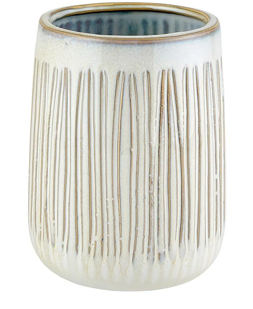 Tall Cream Vase