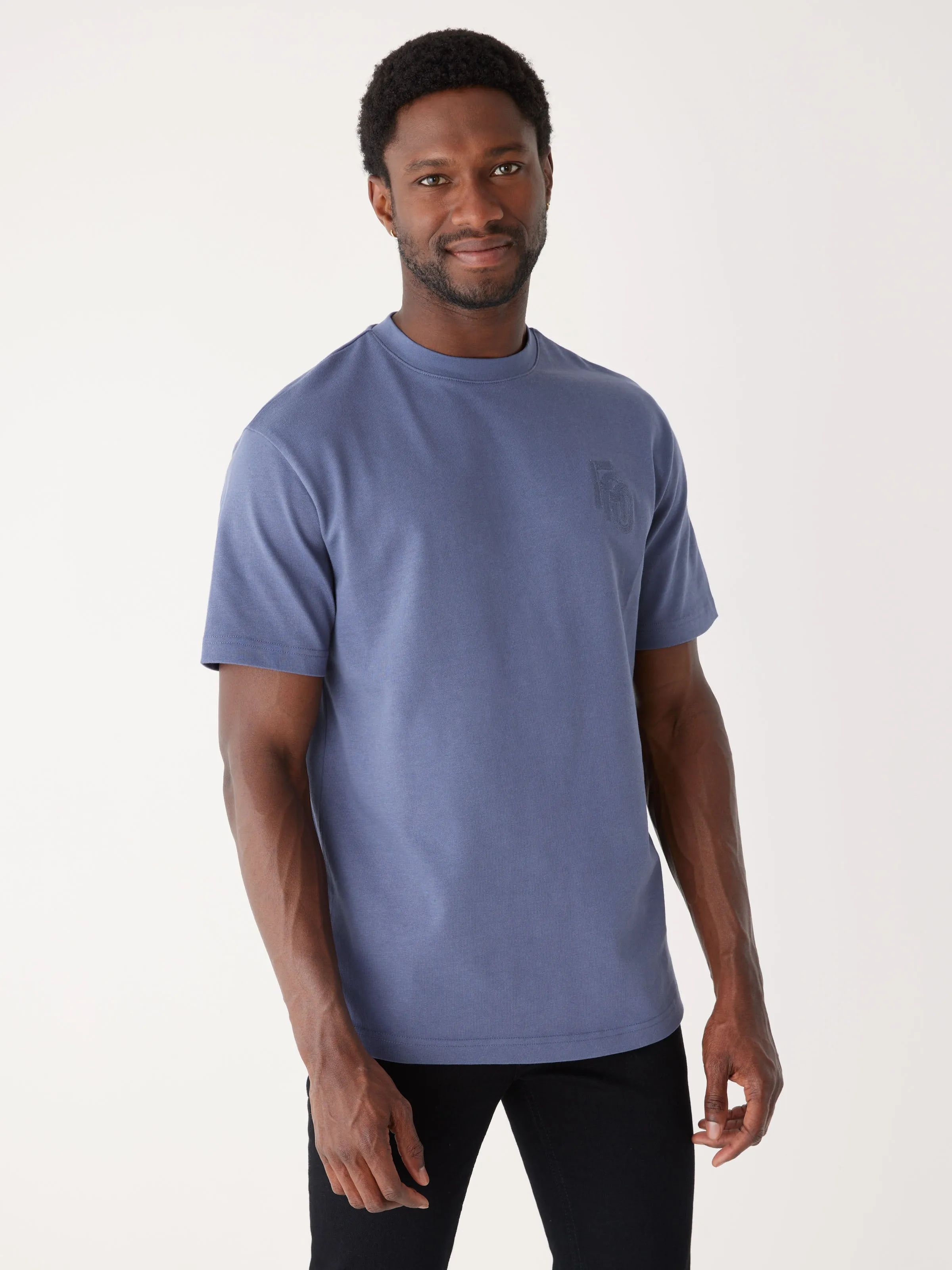 The Logo Relaxed T-Shirt in Nightshadow Blue