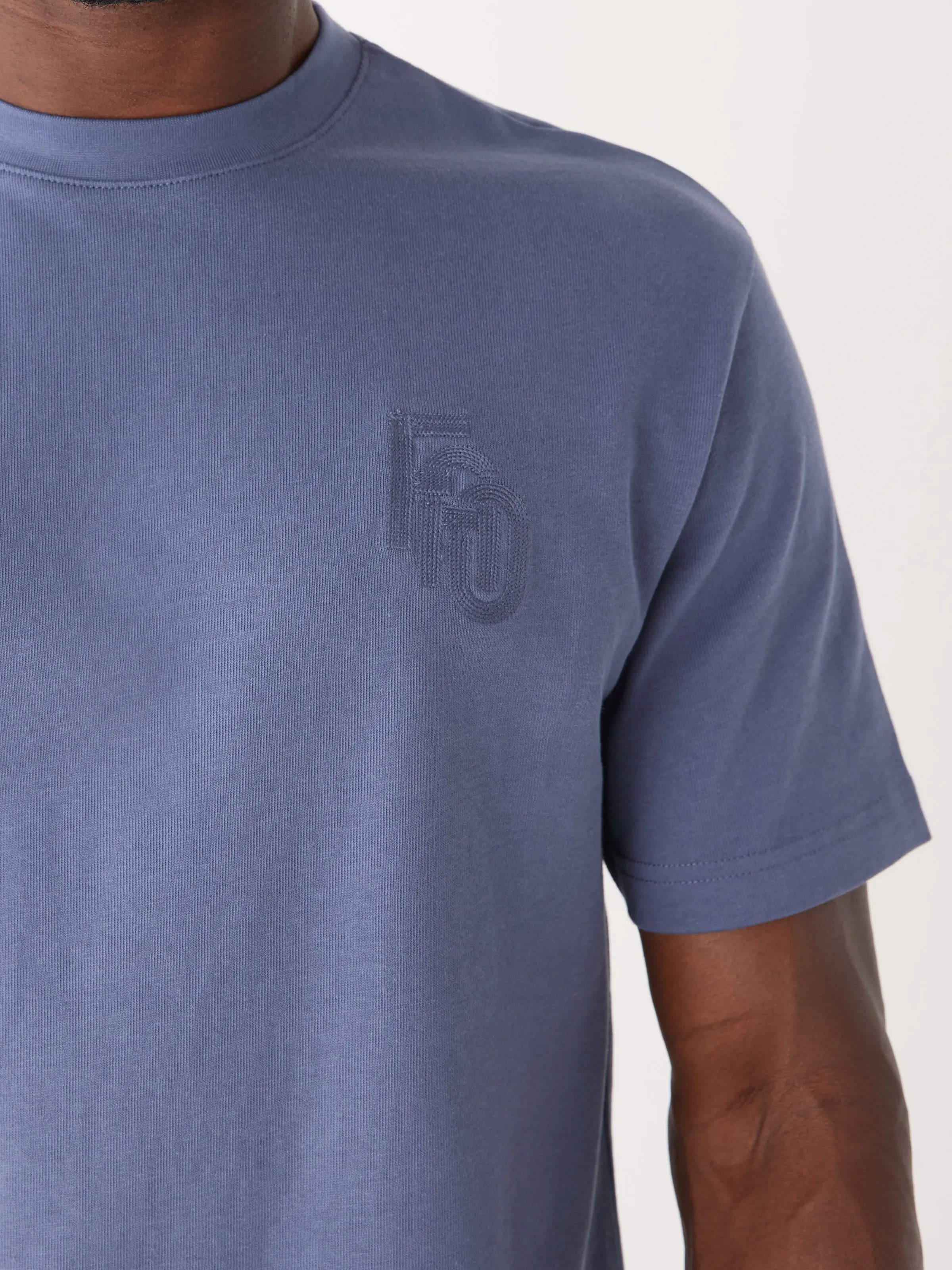 The Logo Relaxed T-Shirt in Nightshadow Blue