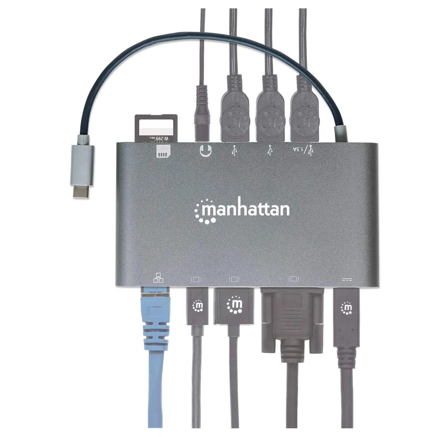 USB-C PD 7-in-1 Docking Station