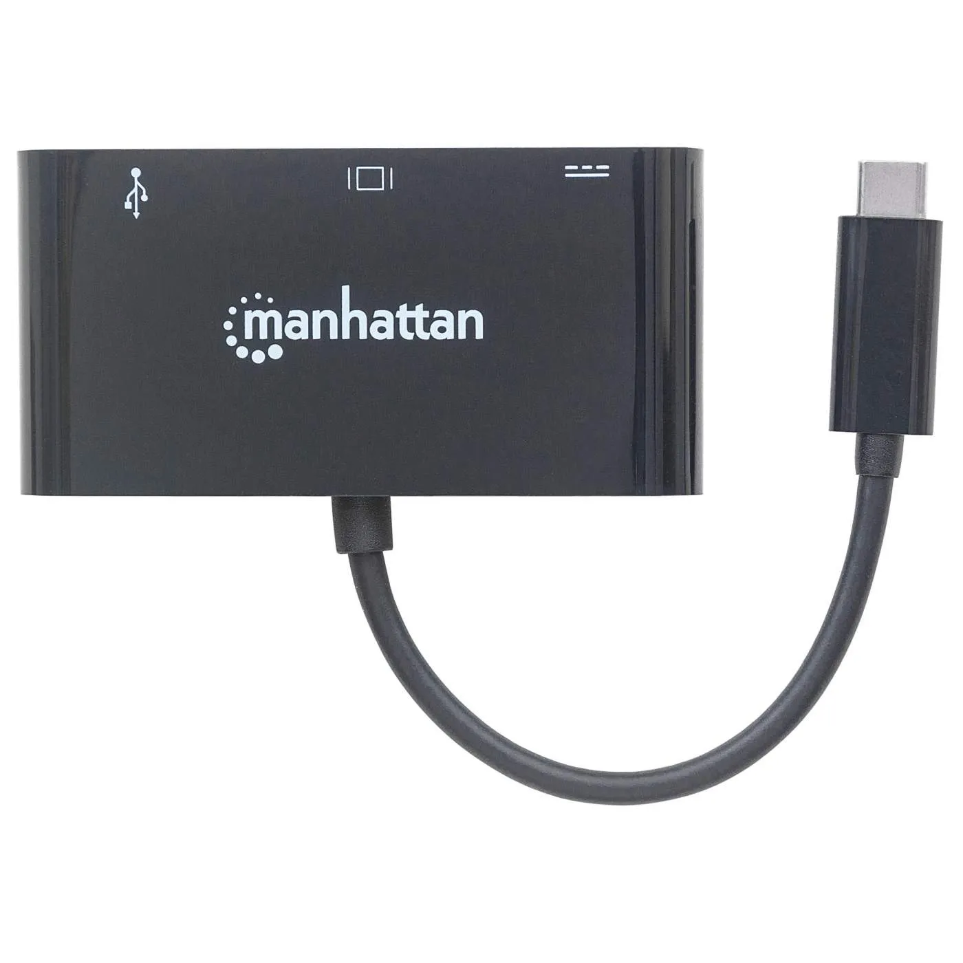 USB-C to VGA 3-in-1 Docking Converter with Power Delivery