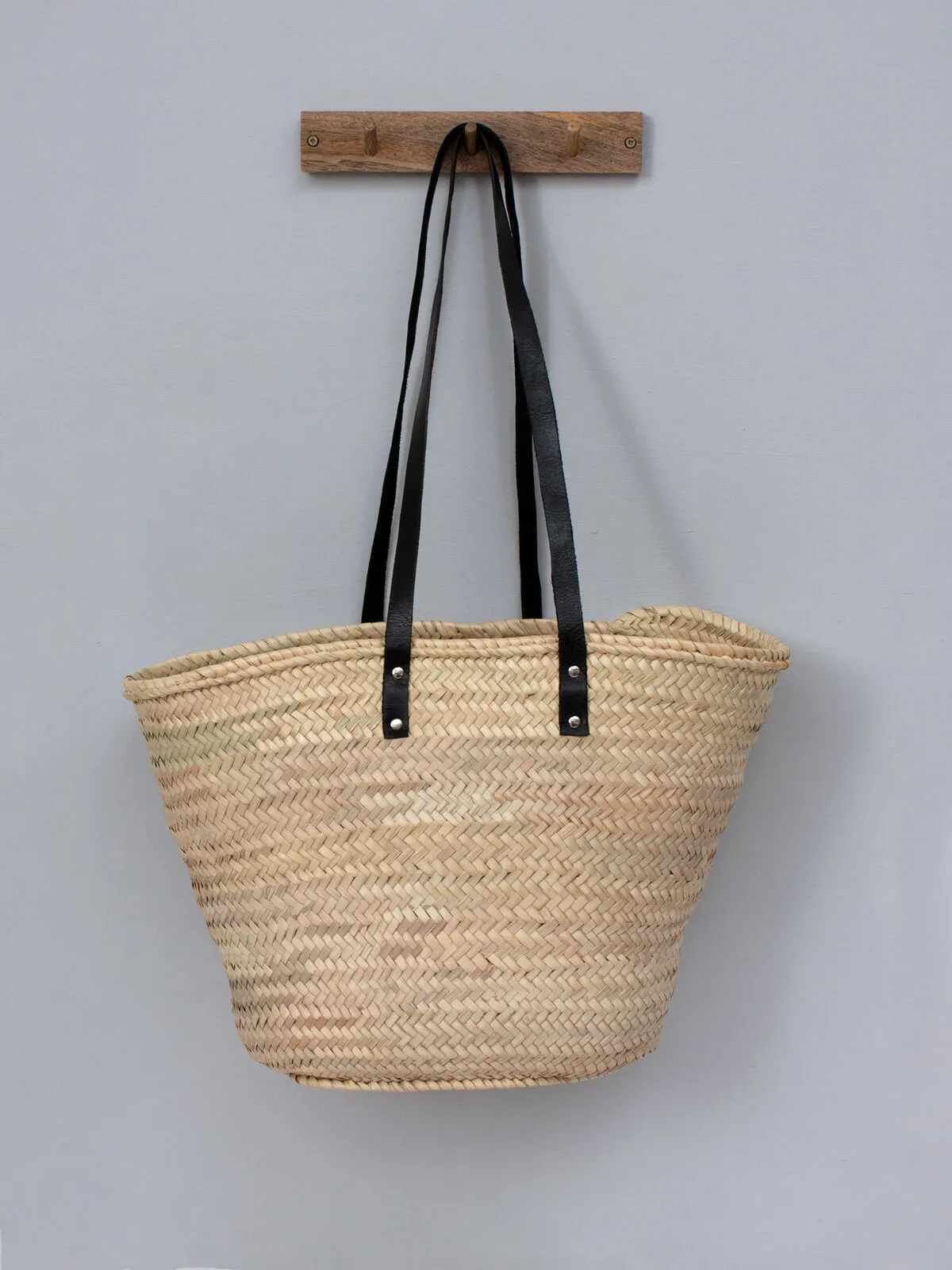 Valencia Shopper Basket, Black