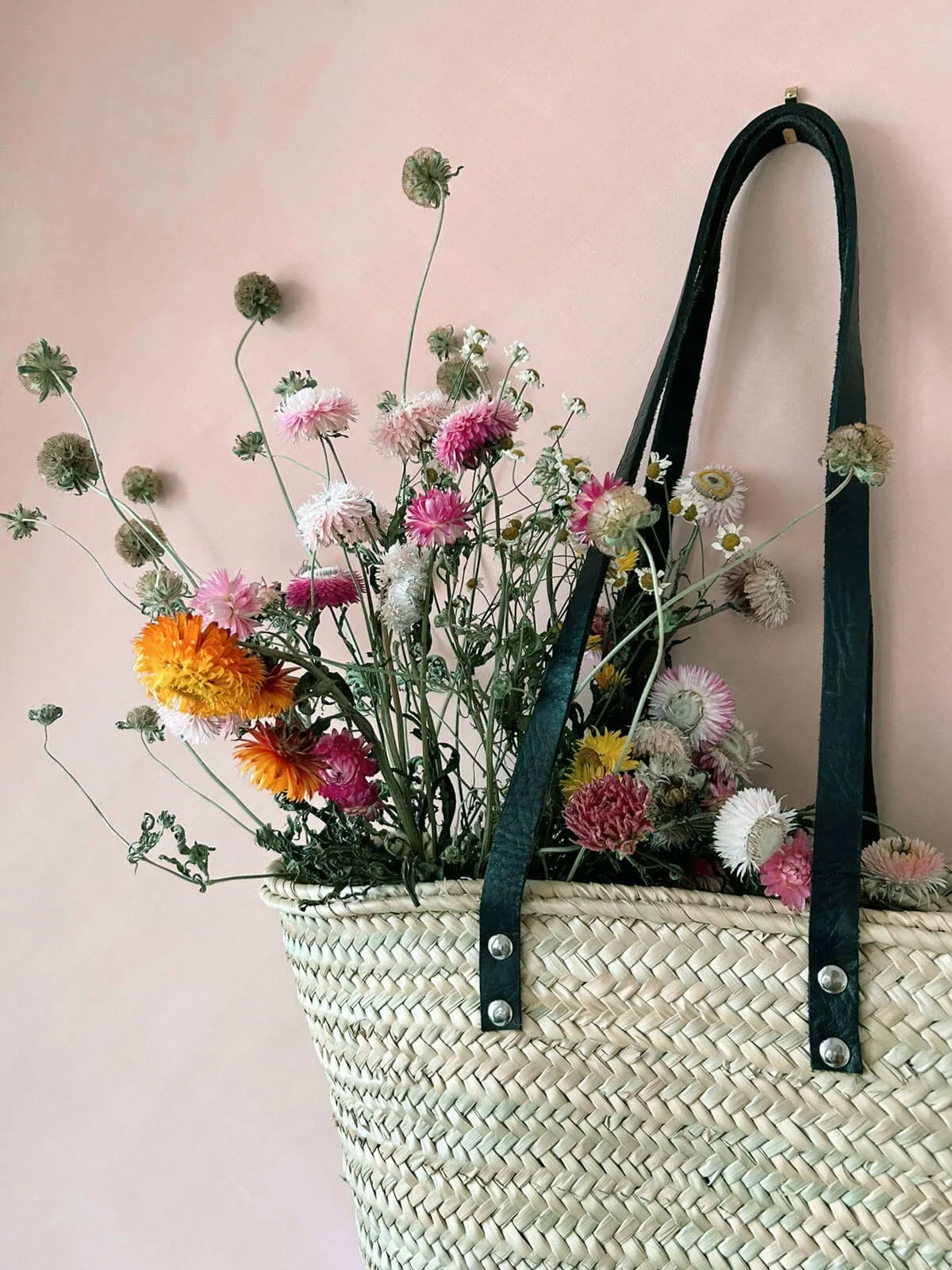 Valencia Shopper Basket, Black