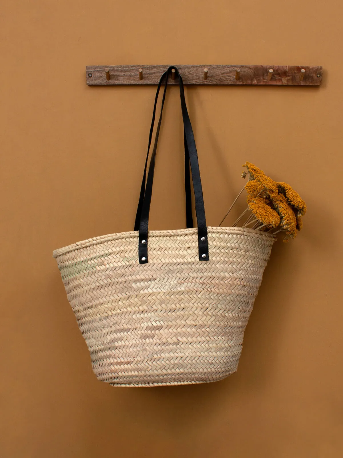 Valencia Shopper Basket, Black