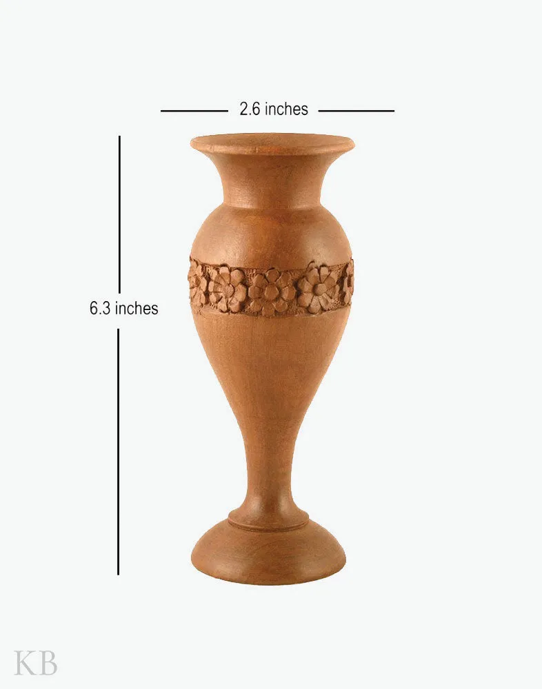 Walnut Wood Flower Pot