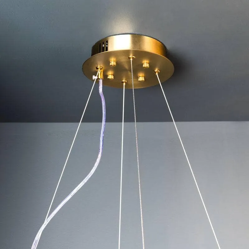 Wisconsin Round 8 Light Pendant Gold Ceiling Light