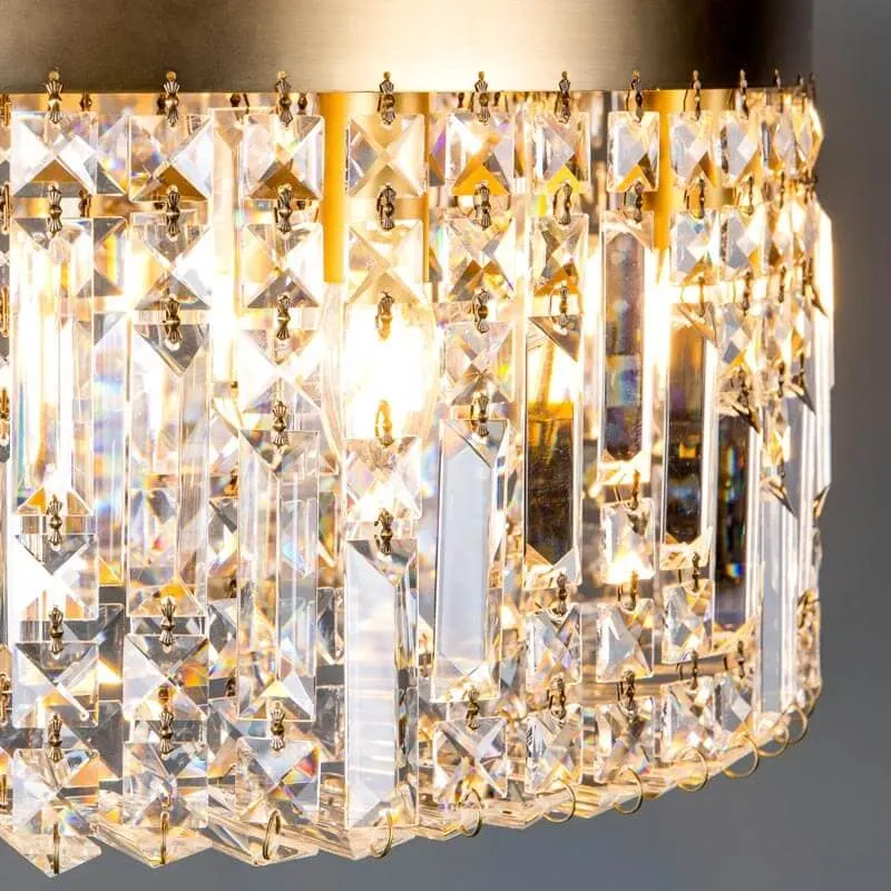 Wisconsin Round 8 Light Pendant Gold Ceiling Light