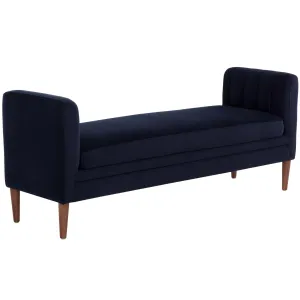 Yosi Bench,  Abbington Navy/Auburn Brown